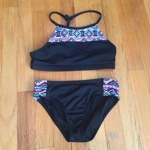Justice Size 10 Black Bikini ONLY